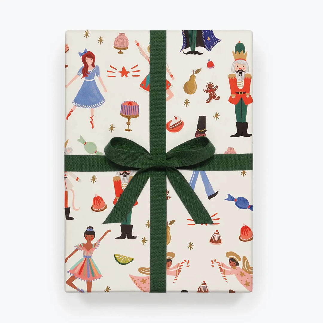 Rifle Paper Co Nutcracker Wrapping Sheets - Roll of 3