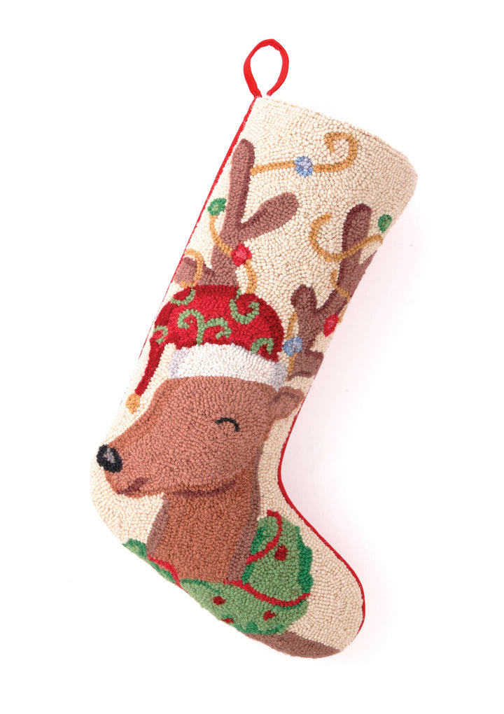 Peking Handicraft Reindeer Hook Stocking