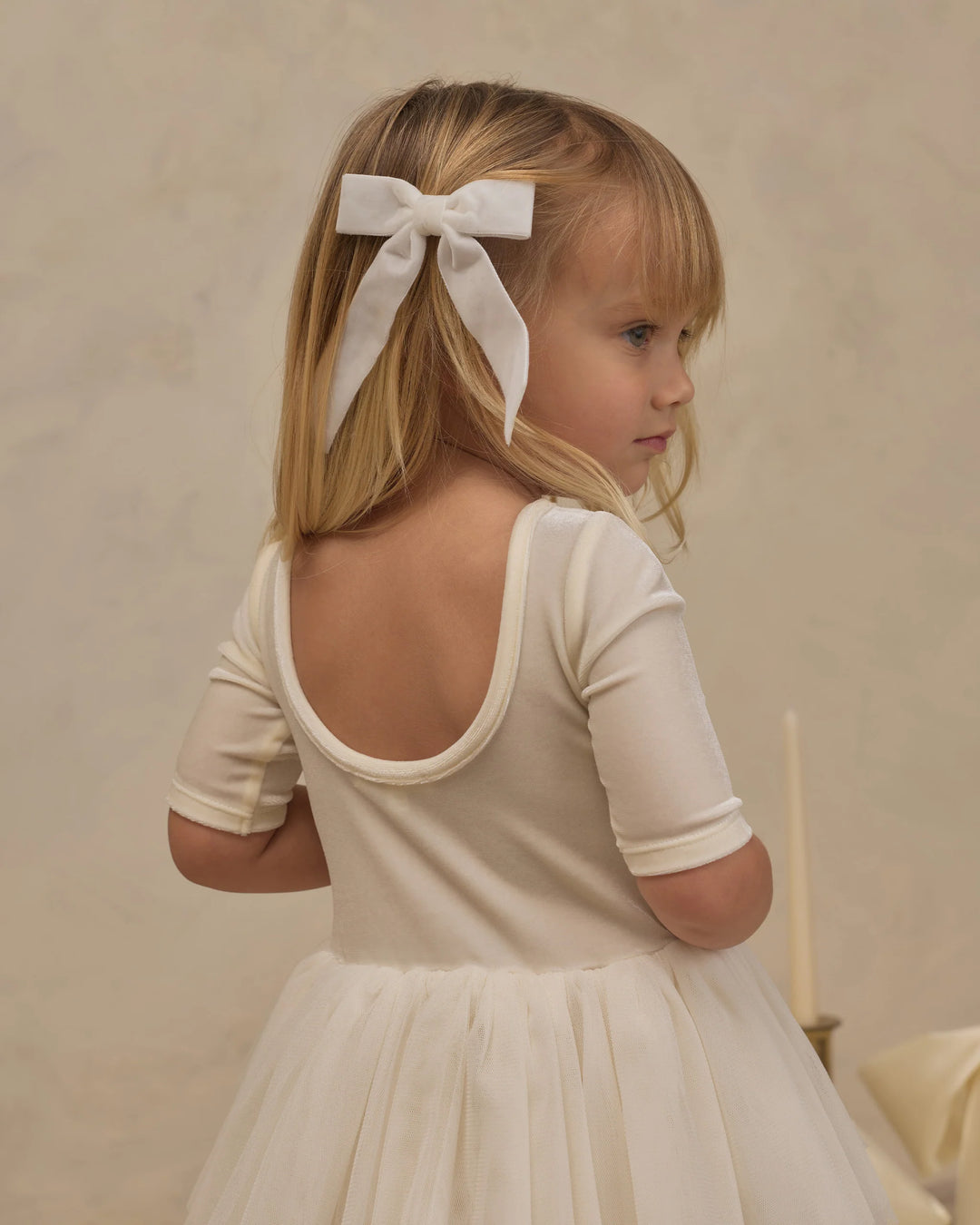 Noralee Velvet Bows Set - Black, Ivory