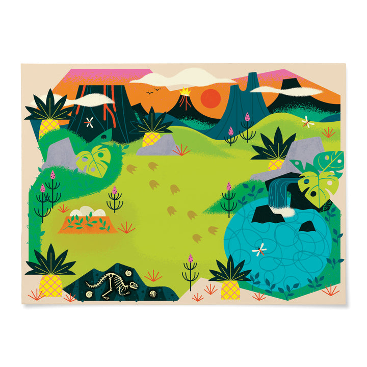 Crocodile Creek Coloring Stickers - Dinosaur