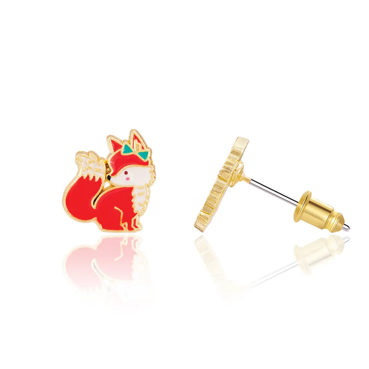 Girl Nation Fancy Fox Cutie Stud Earrings