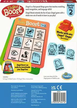 ThinkFun Zingo! Boost - Booster Pack 2