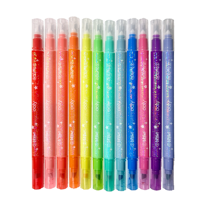 Ooly Switch-eroo! Sparkle Glittery Color-Changing Markers