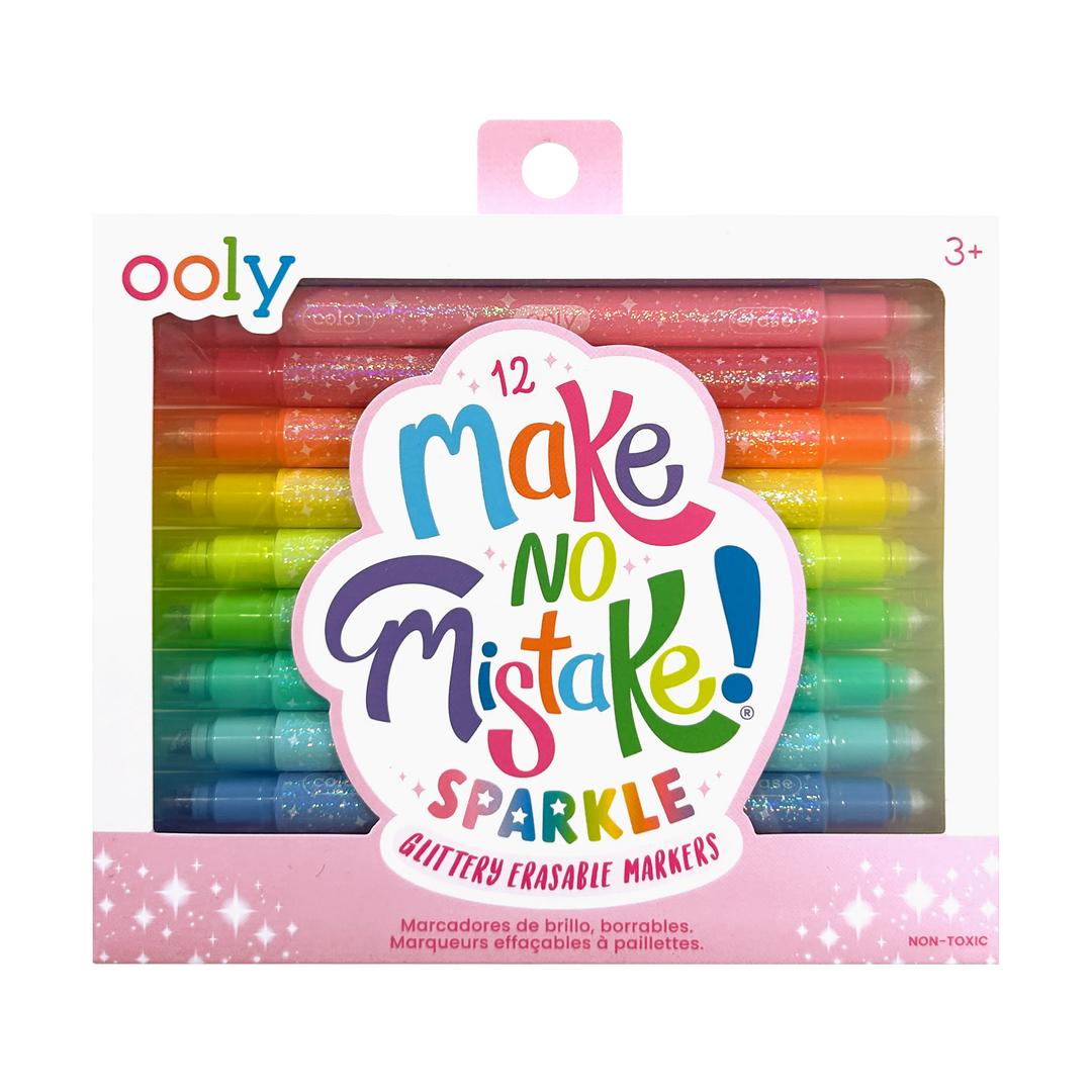 Ooly Make No Mistake!: Glittery Erasable Markers
