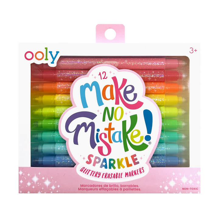 Ooly Make No Mistake!: Glittery Erasable Markers