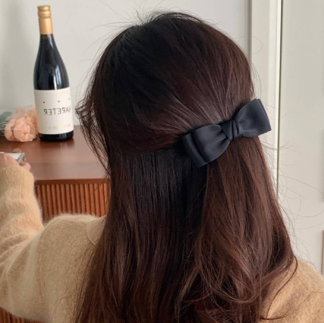 LoveLina Charming Satin Bow Hair Clips
