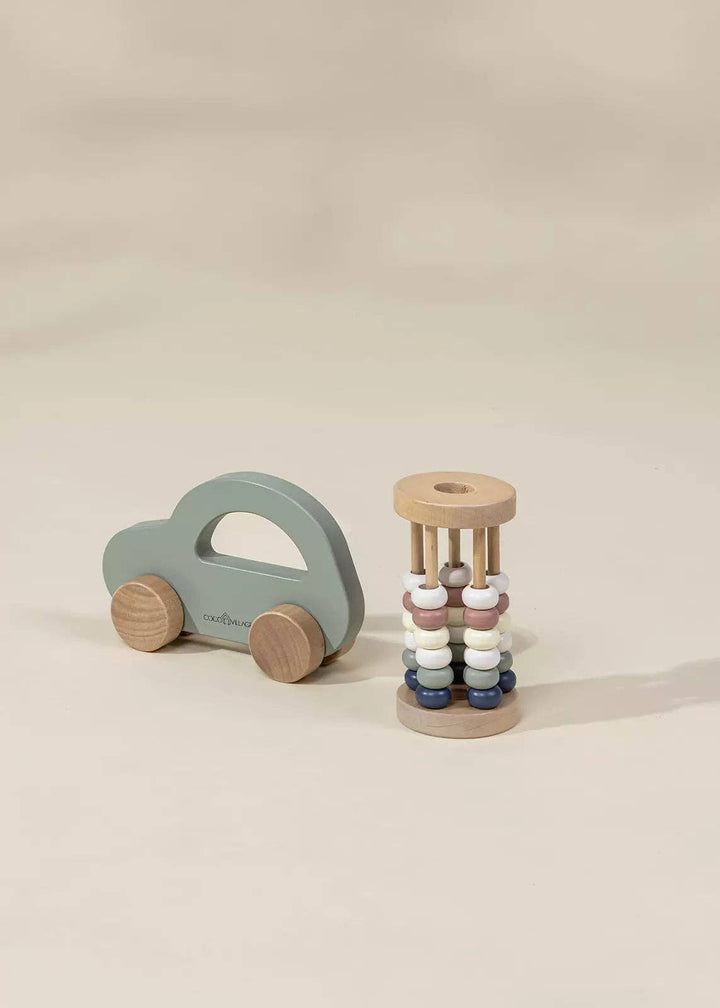 Coco Village Wooden Baby Toy Gifting Set - Abacus & Car