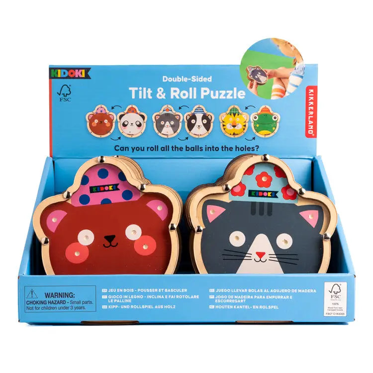 Kikkerland Double Sided Tilt & Roll Puzzle
