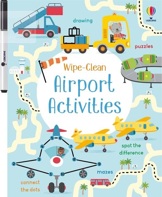 Usborne Wipe-Clean Airport Activities
