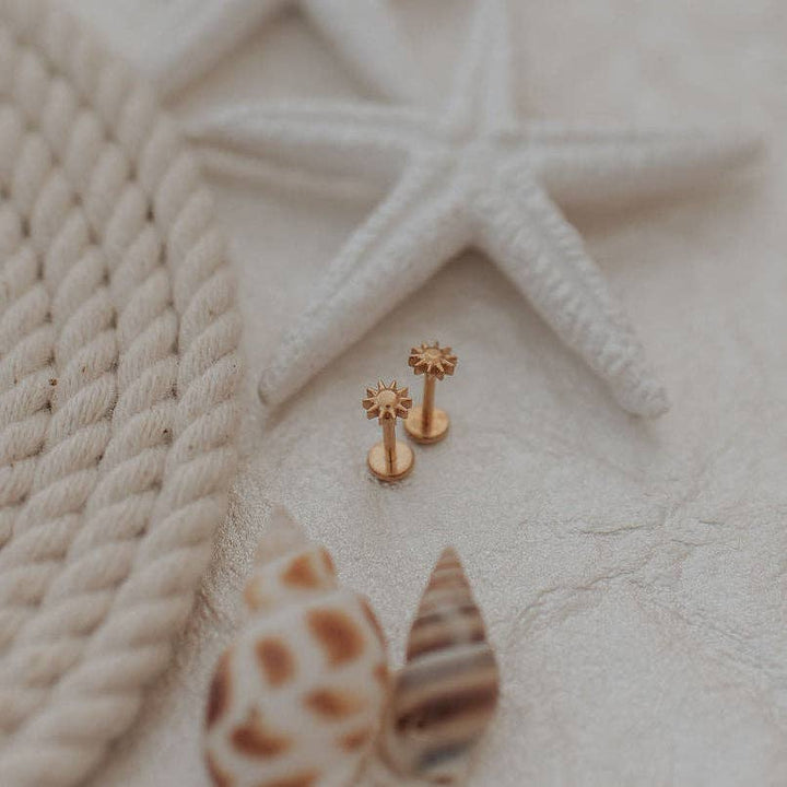 Mauve Jewelry Co Sunshine Flat Back Studs