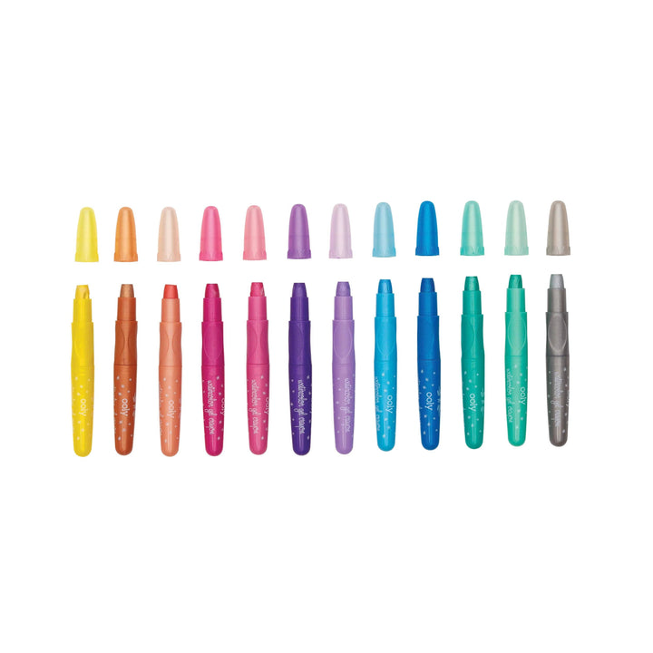 Ooly Rainbow Sparkle Watercolor Gel Crayons (Set of 12)