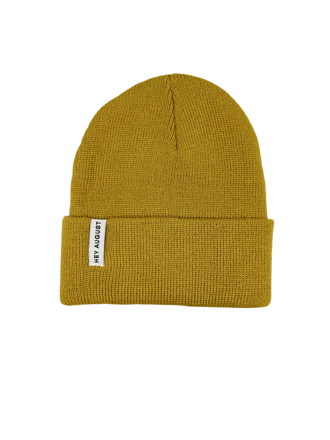 Hey August Knit Cuff Beanie - Ochre 