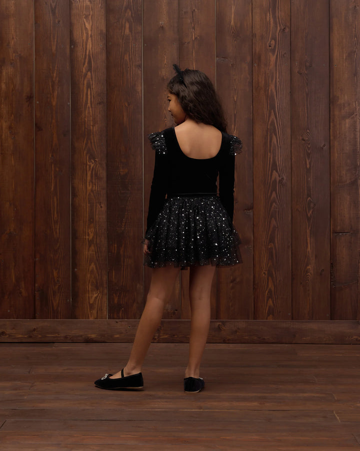Noralee Pixie Tutu Set - Black