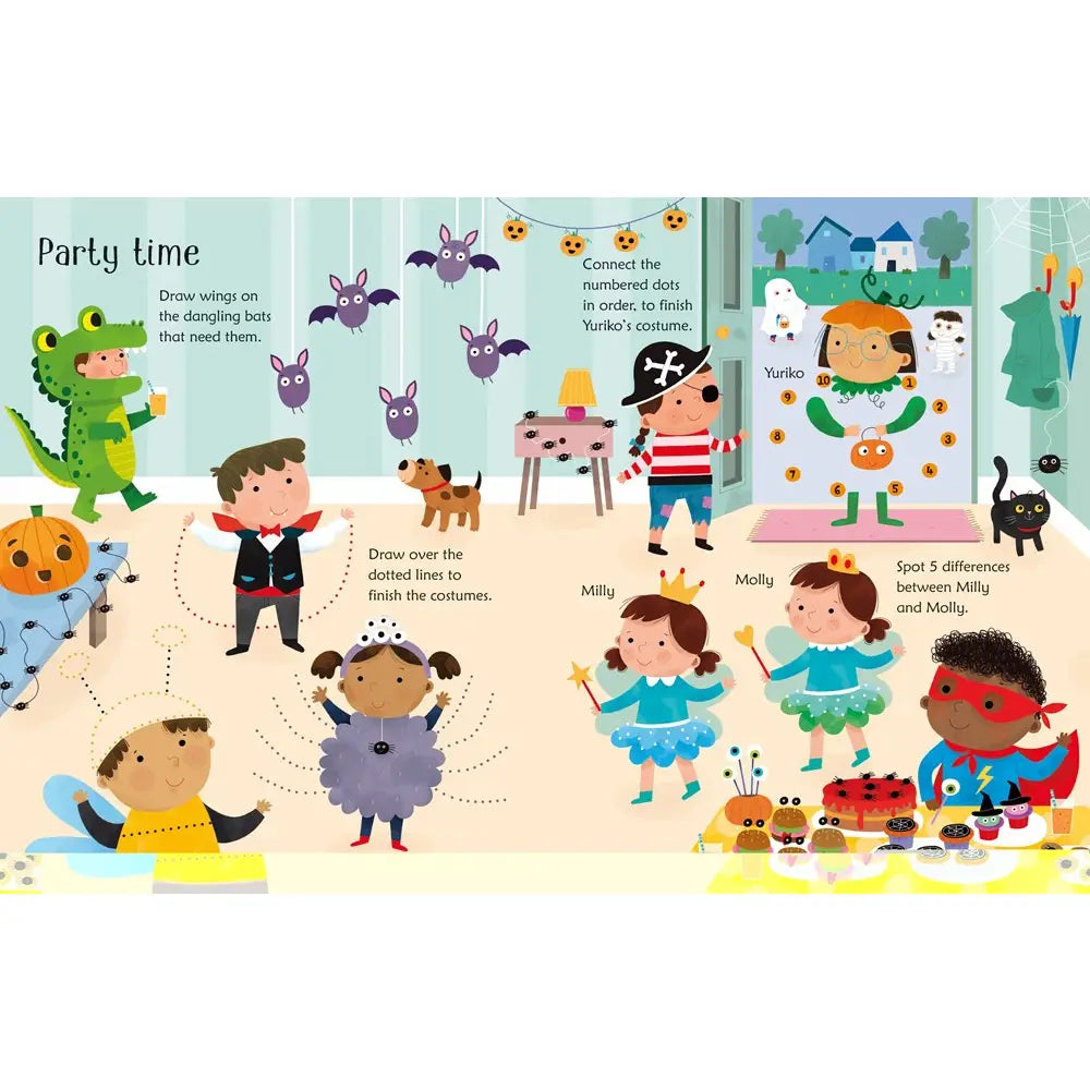 Usborne Wipe-Clean Halloween Activities