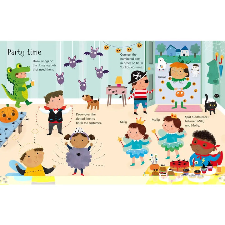 Usborne Wipe-Clean Halloween Activities