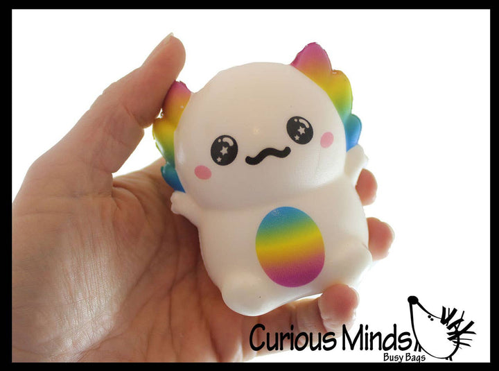 Curious Minds Toys Axolotl Slow Rise Squishy Toys