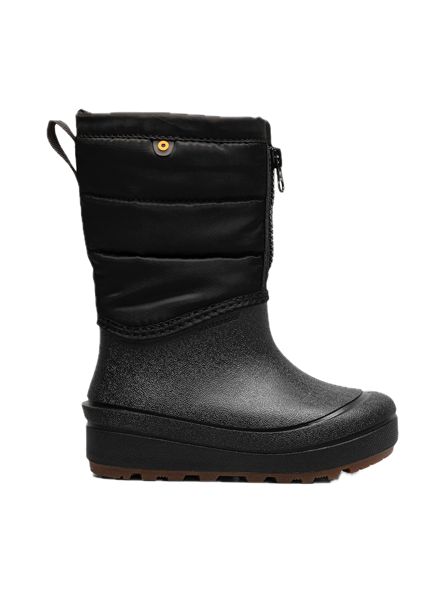 Bogs Snow Shell Zip Boots - Solid Black