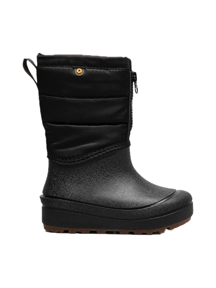Bogs Snow Shell Zip Boots - Solid Black