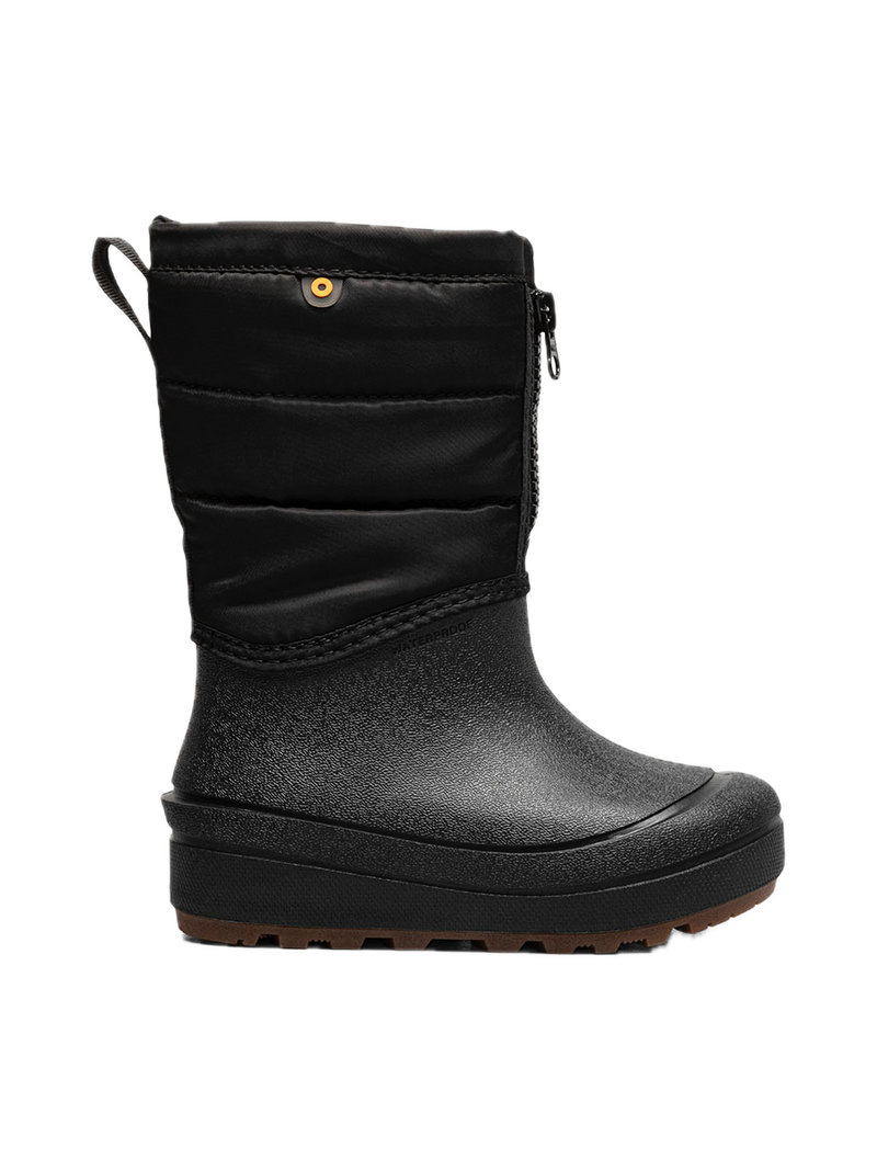 Bogs Snow Shell Zip Boots - Solid Black