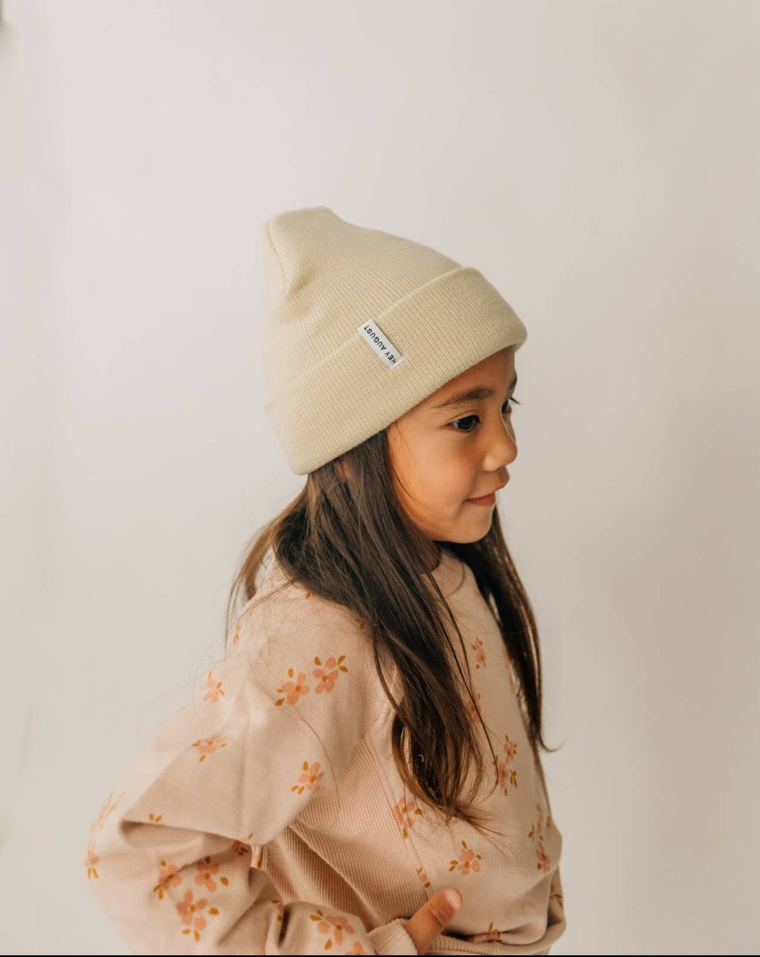 Hey August Knit Cuff Beanie - Vanilla 