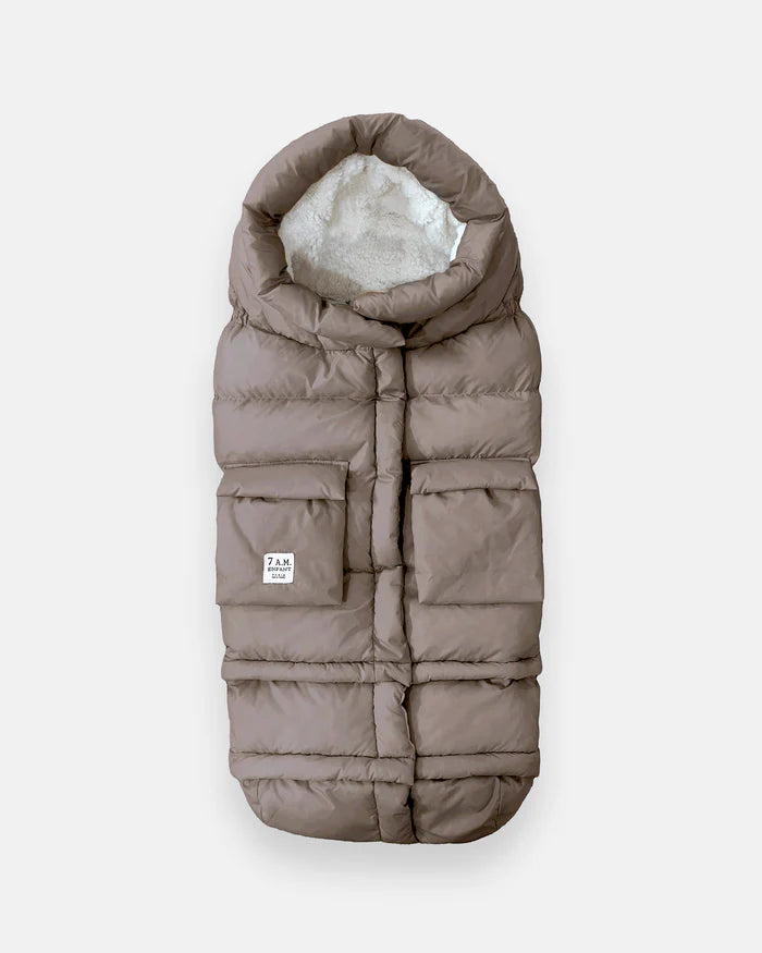 7AM Enfant Blanket 212 Evolution  Oslo Cloud  - Chestnut