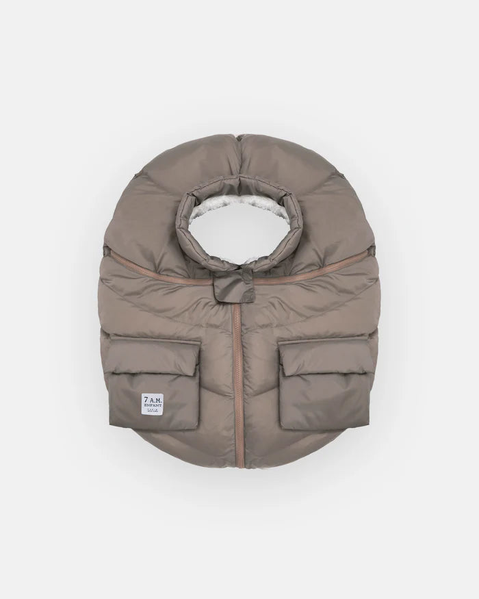 7AM Enfant Oslo Cloud Cocoon Car Seat Cover - Chestnut