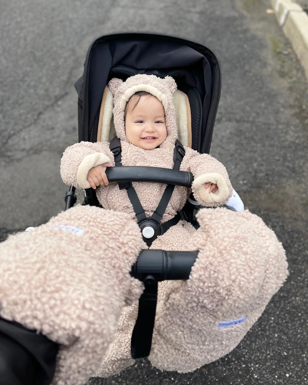 7AM Enfant Jumpsuit Teddy - Oatmeal