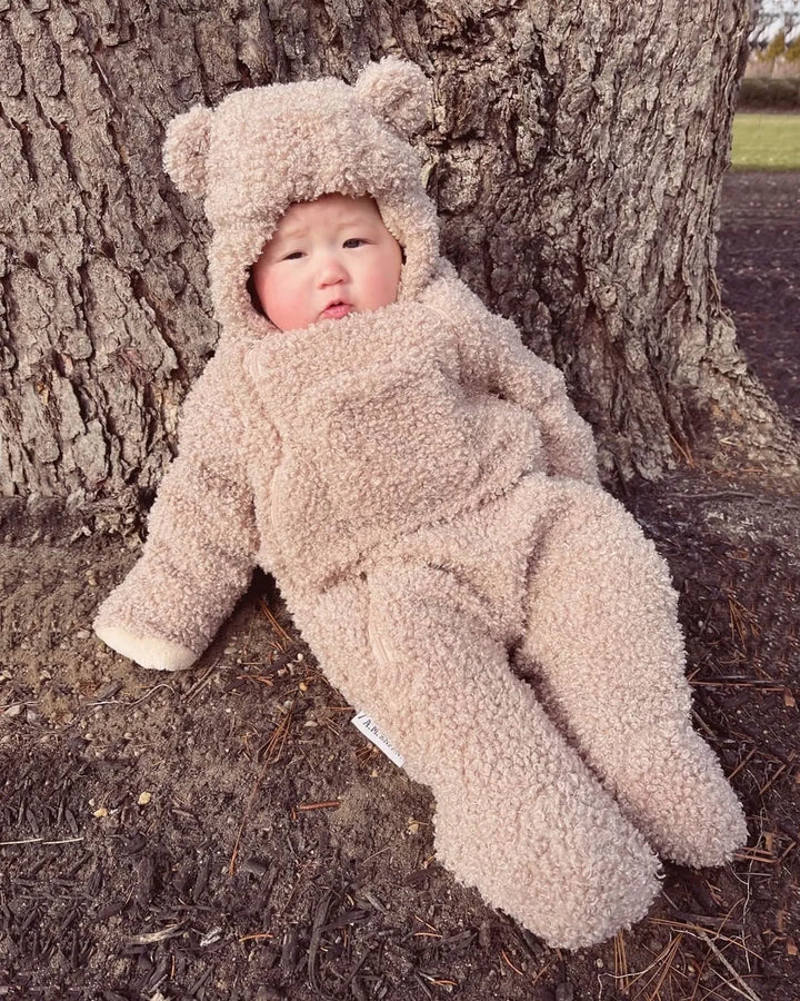 7AM Enfant Jumpsuit Teddy - Oatmeal