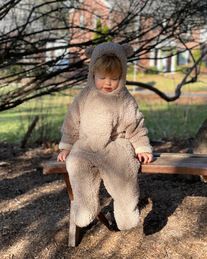 7AM Enfant Jumpsuit Teddy - Oatmeal