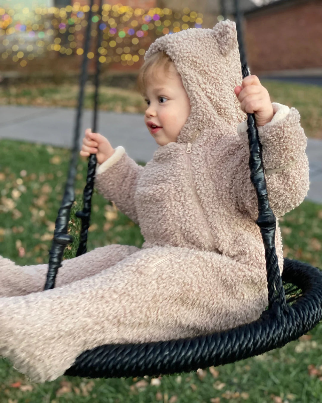 7AM Enfant Jumpsuit Teddy - Oatmeal