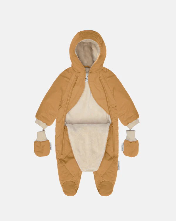 7AM Enfant Benji Plush Snowsuit - Cognac