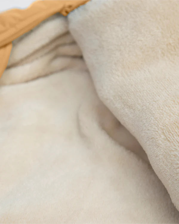 7AM Enfant Benji Plush Snowsuit - Cognac