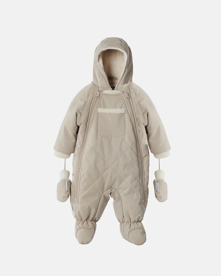 7AM Enfant Benji Plush Snowsuit - Oat