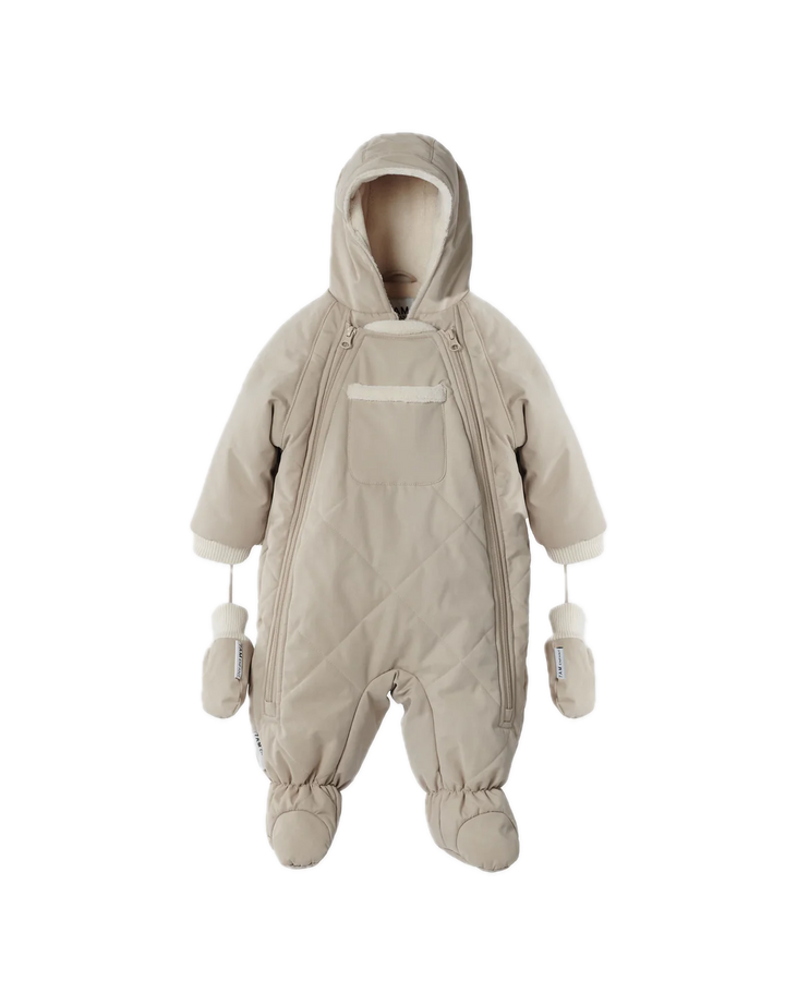 7AM Enfant Benji Plush Snowsuit - Oat