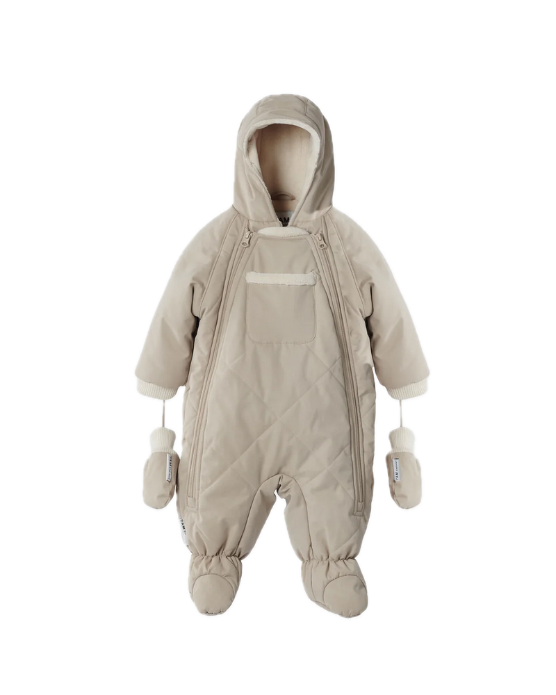 7AM Enfant Benji Plush Snowsuit - Oat