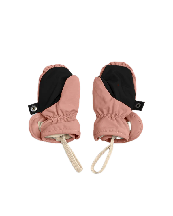 7AM Enfant Benji Plush Mittens - Rose Dawn