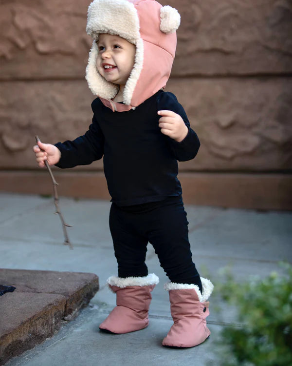 7AM Sherpa Benji Baby Booties
