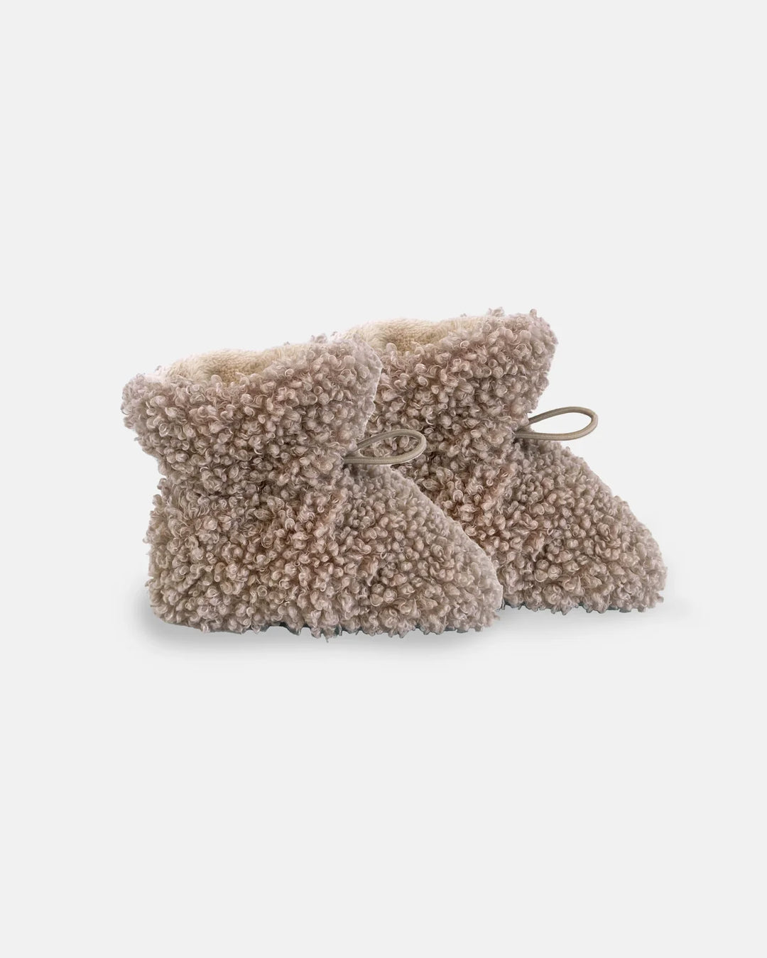 7AM Enfant Baby Booties Teddy - Oatmeal