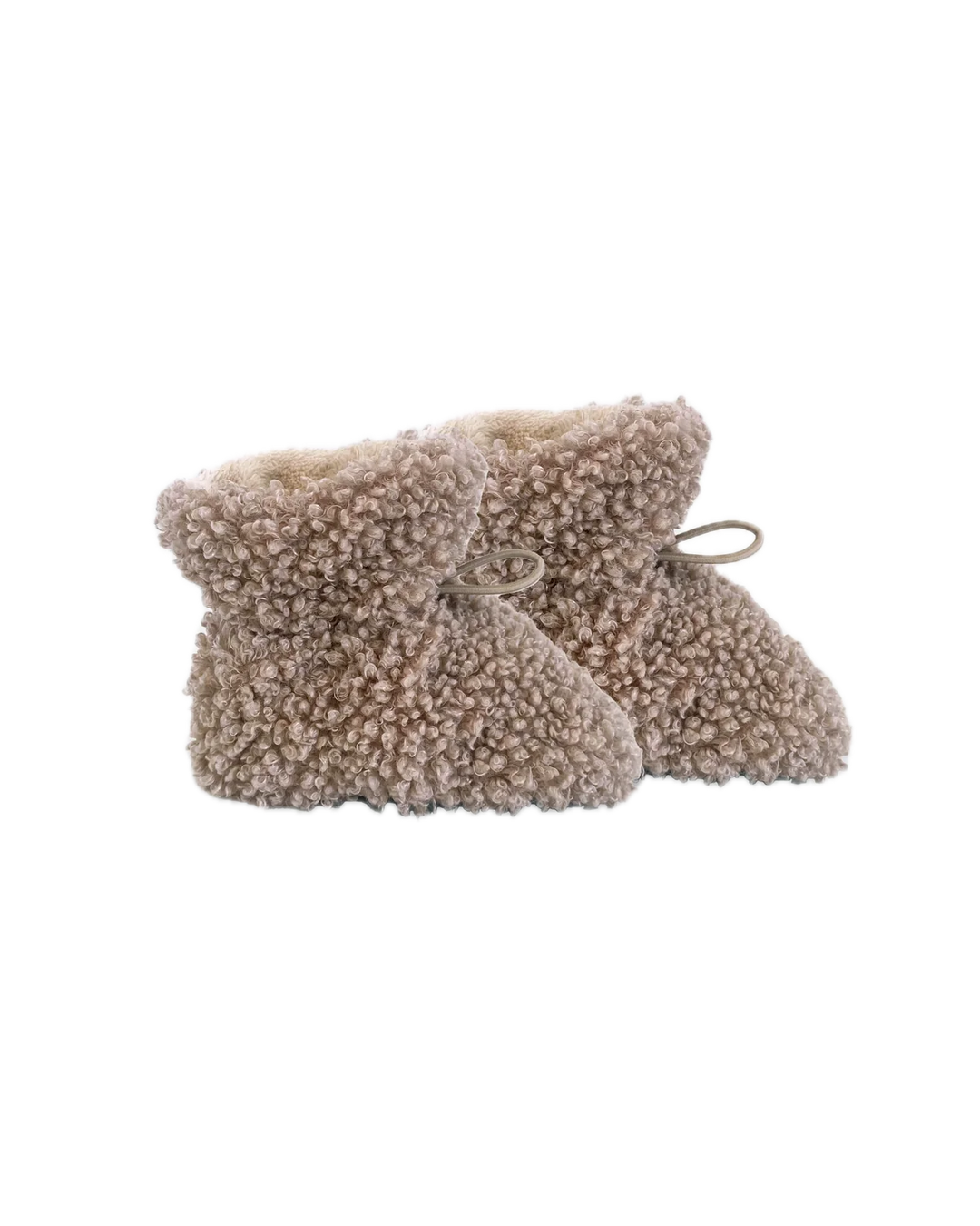 7AM Enfant Baby Booties Teddy - Oatmeal