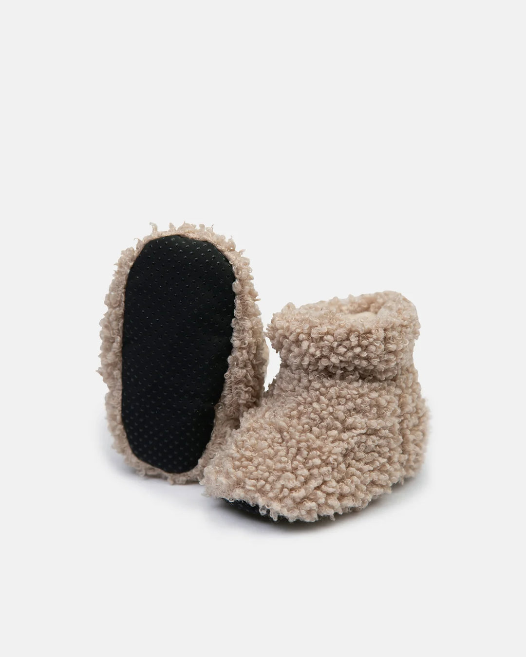 7AM Enfant Baby Booties Teddy - Oatmeal