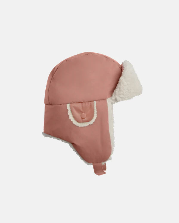 7am Enfant Benji Sherpa Chapka Cub Hat - Rose Dawn