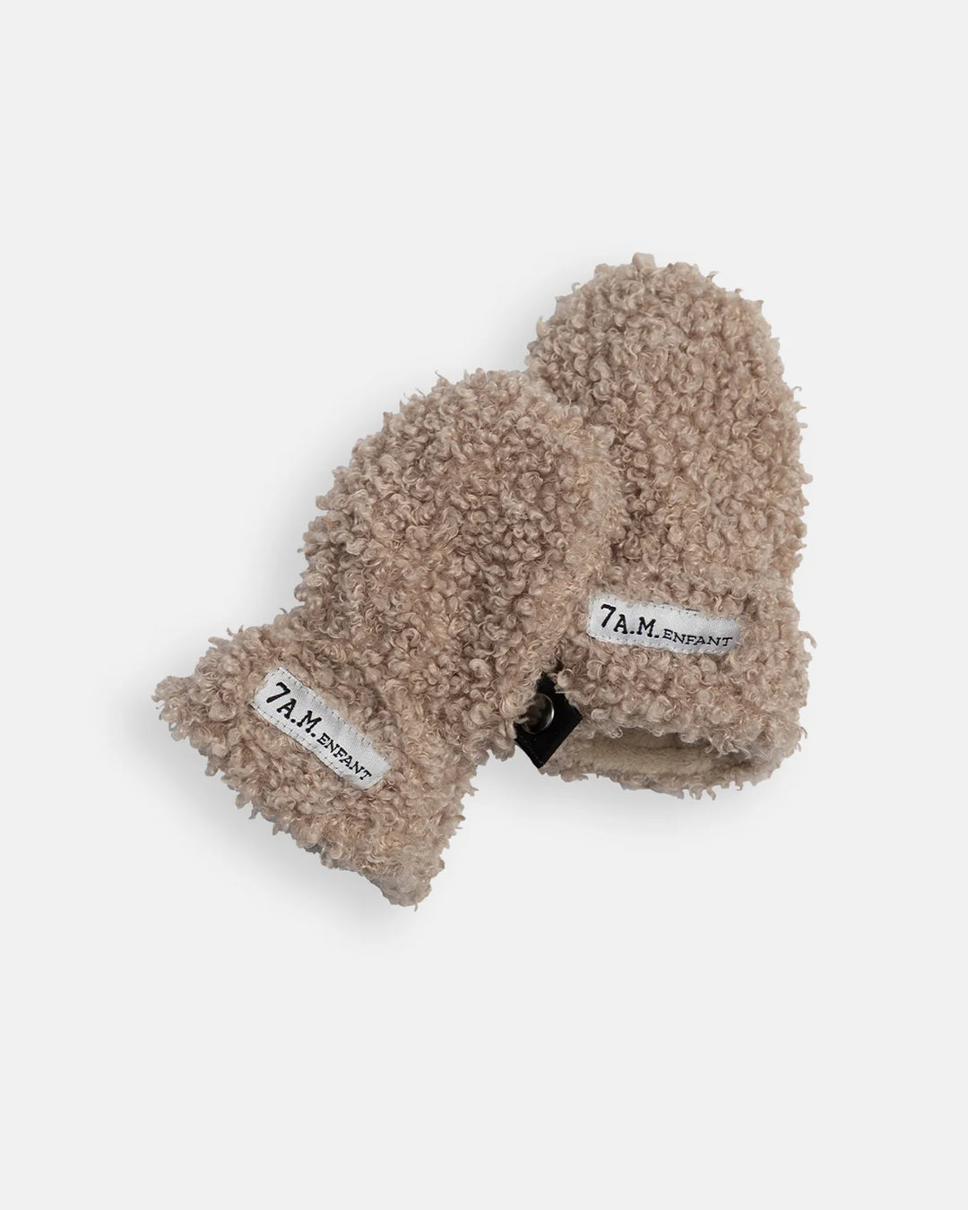 7AM Enfant Cub Set - Teddy Hat & Mittens - Oatmeal