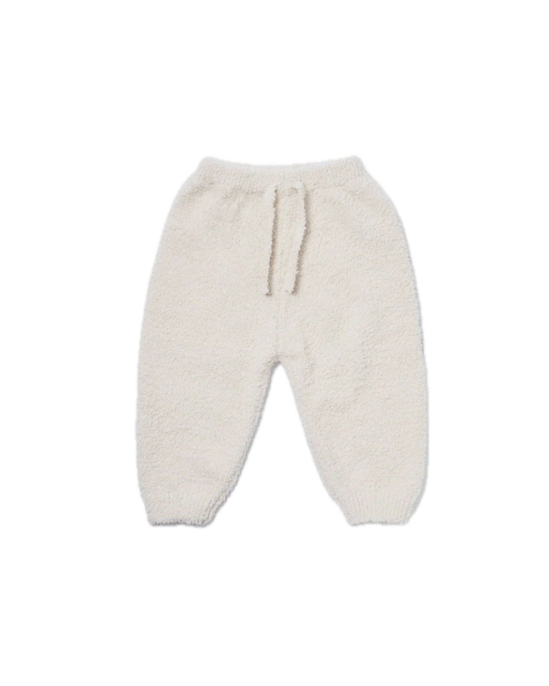 7AM Enfant Fuzzy Boxy Lounge Pants - Ecru