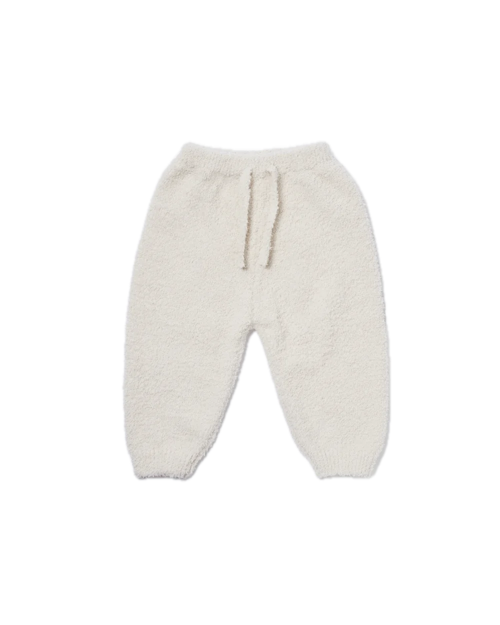 7AM Enfant Fuzzy Boxy Lounge Pants - Ecru