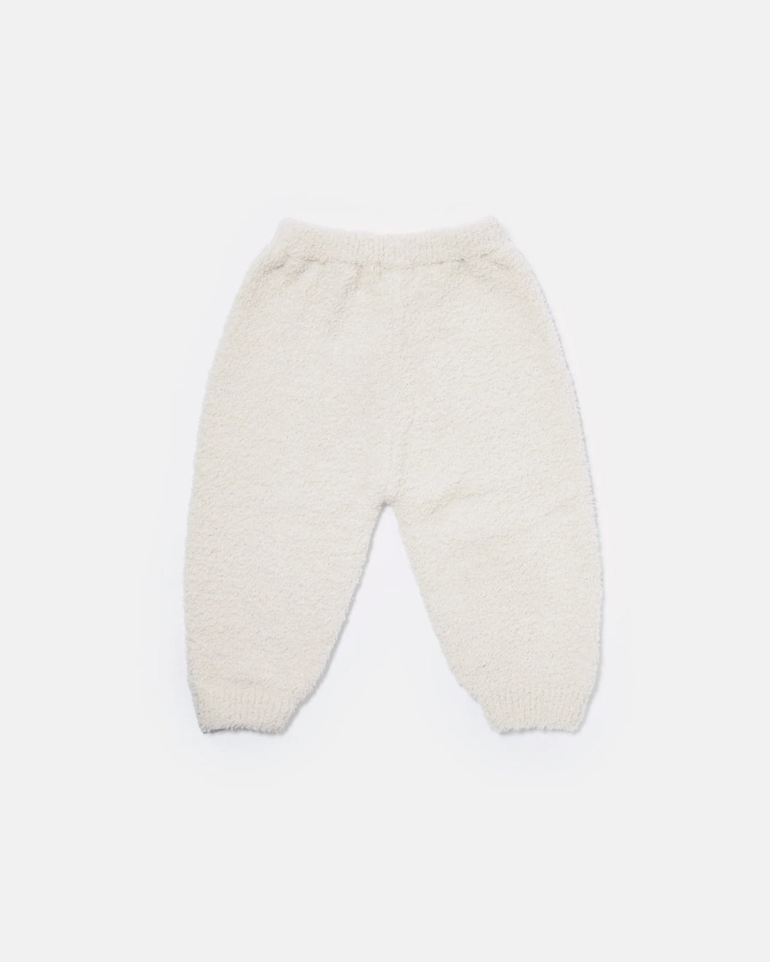 7AM Enfant Fuzzy Boxy Lounge Pants - Ecru
