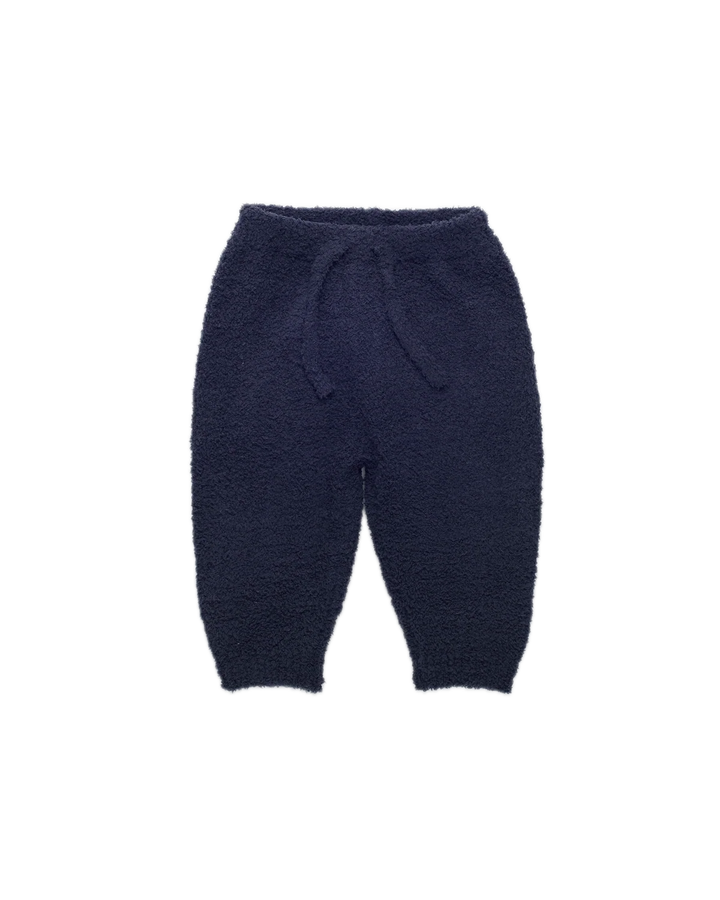 7AM Enfant Fuzzy Boxy Lounge Pants - Navy