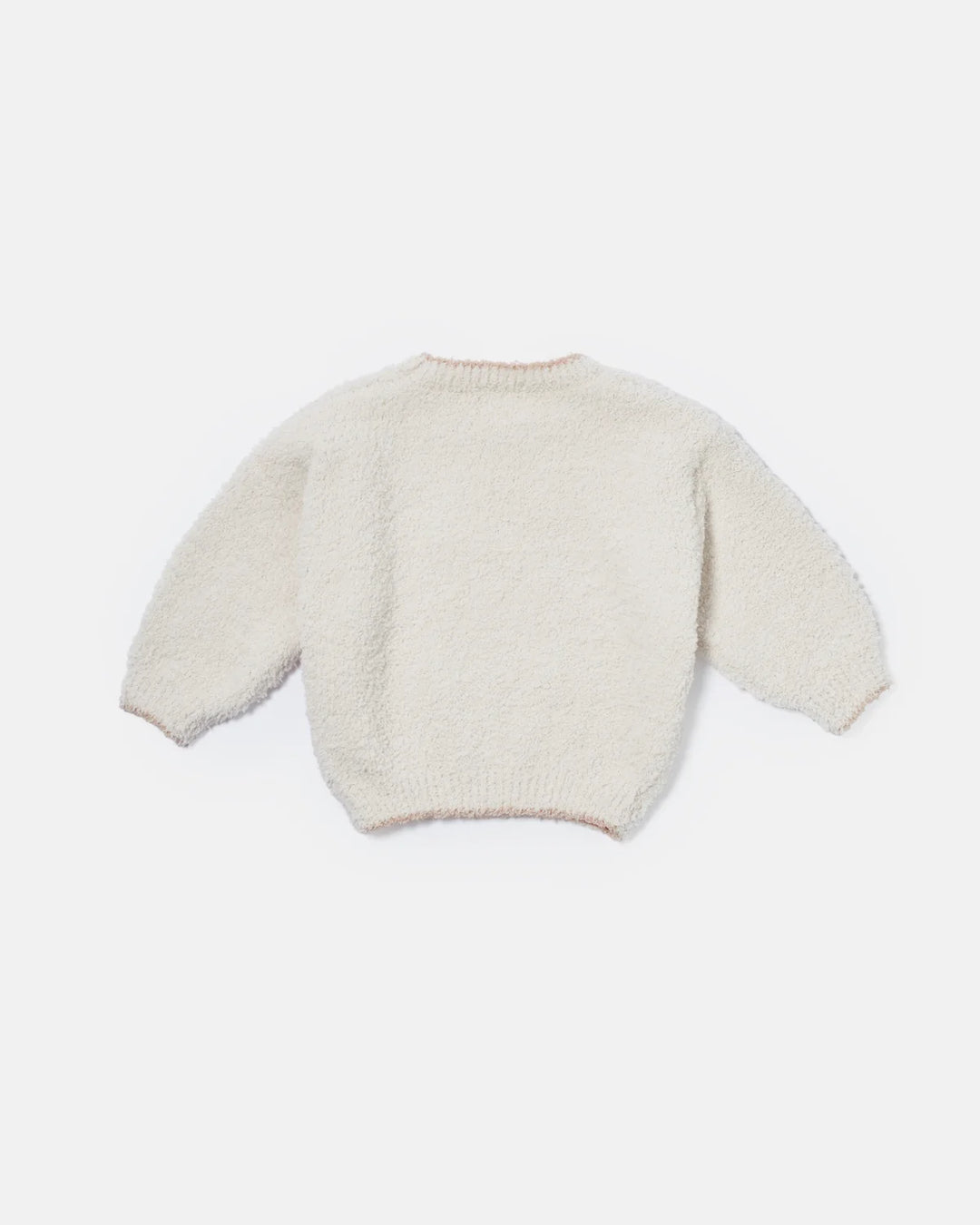 7AM Enfant Boxy Sweater Fuzzy - Ecru