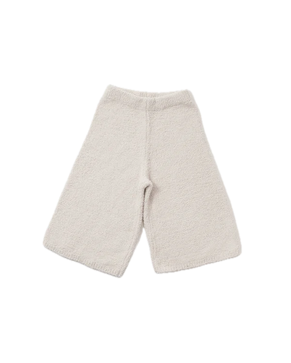 7AM Enfant Fuzzy Wide Pants - Ecru
