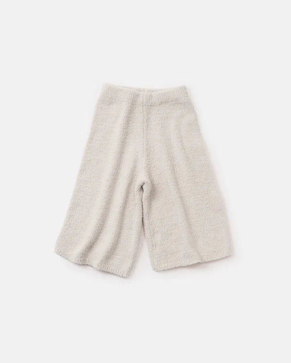 7AM Enfant Fuzzy Wide Pants - Ecru