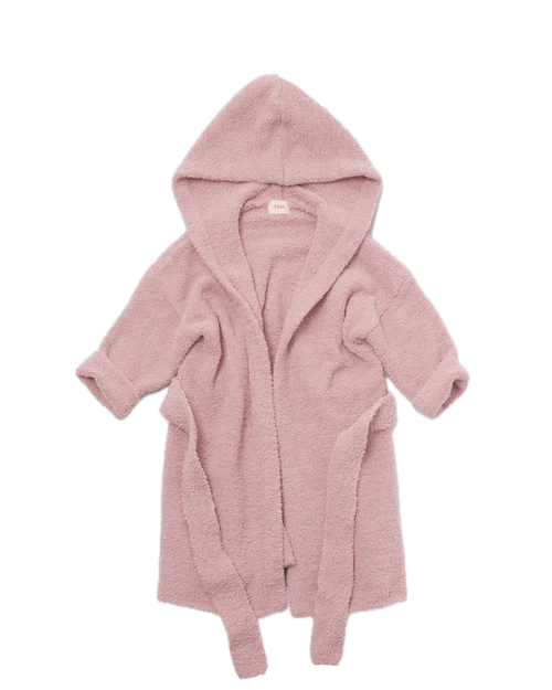 7AM Enfant Fuzzy Robe - Ash Rose